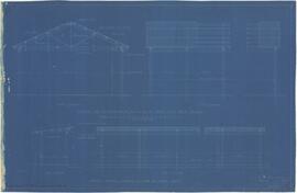 Blueprint of plan of proposed shed for passengers in lieu of the old traffic office outside Kings...