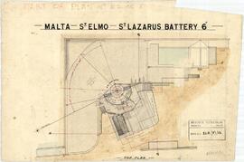Malta - St Elmo - St Lazarus Battery 6''