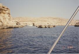 View of Comino from a boat