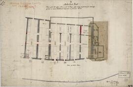 Plan of 6 old upper Stores and Cottage adjoining proposed for stowage of 200, or more of Whitehea...
