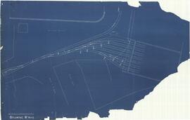Blueprint of updated track construction special works on approach to carshed in Marsa.