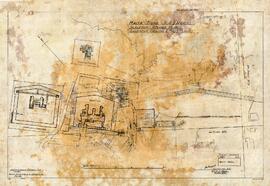 MALTA - Tigne - R.A. Barracks - Skeleton Record Plan - Basement Ground & First Floor