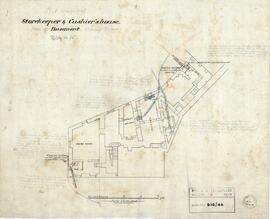 R.N. Hospital (written in pencil on top) - StoreKeeper & Cashier's House - Plan of (in pencil...
