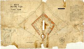 MALTA - Record Plan of Fort Tigne
