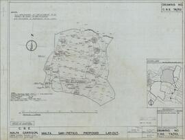 C.R.E. Malta Garrison; Malta San-Pietro Proposed Lay-Out