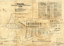 MALTA - Record Planof Plots 1 to 8 W.D. Land