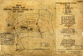 Malta - Record Plan - Position Finding Station No. 7 - San Pietro