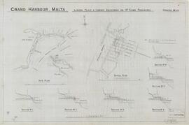 Grand Harbour, Malta - Landing Place & Hawser Anchorage on St Elmo Foreshore