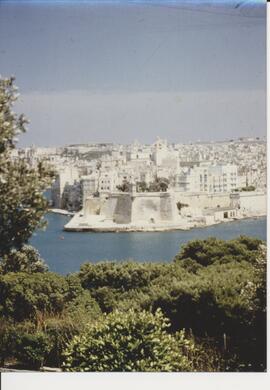 View of Fort St Michael in Birgu (Vittoriosa) from Valletta
