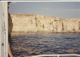 View of Comino from a boat