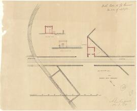 Plan, section and elevation of the tunnel in Blata l-Bajda leading to Floriana. Refers to letter ...