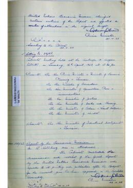 Minutes of meeting held on 16 April 1963