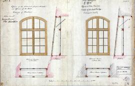 Offices of the Admiral Superintendent and Officers of the Yard - Drawing of Windows