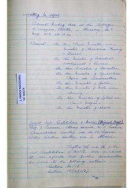 Minutes of Cabinet Meeting held on 30 May 1963