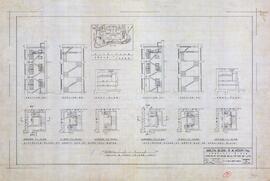 Royal Naval Hospital - Surgical Block - Drawing Of Staircase Wells For New Cot Lift