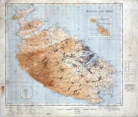 Ordnance Map of Malta