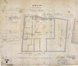 Malta - Valletta - Renewal of Drainage - Auberge de Baviere