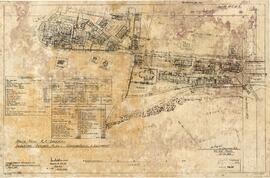 MALTA - Tigne - R.A. Barracks - Skeleton Record Plan - Ground Floor & Basement