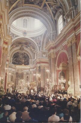 The interior of St John's Co-Cathedral
