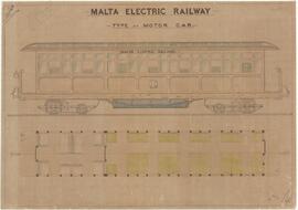 Malta Electric Railway - Type of Motor Car