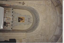 The interior of the Chapel of St Anne of the Knights, Valletta