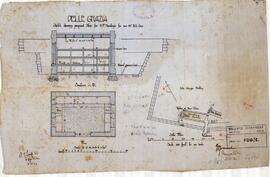 DELLE GRAZIA - Sketch showing proposed Store for H.P. Mountings for one 10" B.L. Gun