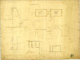 Royal Naval Hospital - Plan and Section of Proposed Break Water in Front of Bighi Landing