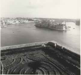 View of Fort St Michael in Birgu (Vittoriosa) from Valletta