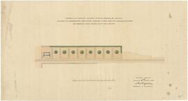Drawing of St Antonio Railway Station showing all details including underground loose-stone drain...