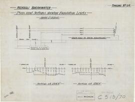 Ricasoli Breakwater - Plan and Sections shewing foundation Levels