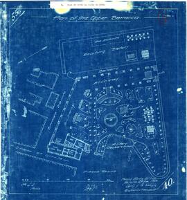 Blueprint - Plan of Upper Barracca Gardens