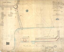 Proposed Culvert in Regging Wharf for escape rain water from the TOWN. 26th August 1853