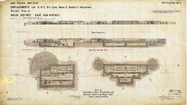 San Rocco Battery - Emplacements for 3 9".2 B.L. Guns Mark X. Barbette Mountings - Record Pl...