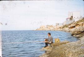 Antoine Mifsud Bonnici fishing at St. Paul's Bay