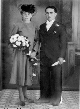 Gianni Cascun and his bride