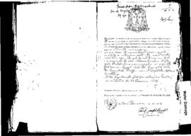 Passport Application of Baldacchino Giuseppe