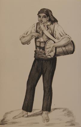 Old Costumes - Water Seller - Image for the National Lottery tickets