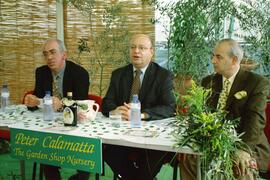 Ministers Ninu Zammit and Francis Zammit Dimech visit The Garden Shop Nursery