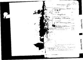 Passport Application of Hatch Vicivers ? Gilbert William