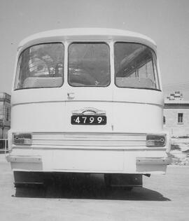 Initial Exam rear view of the 3rd generation of bus 4799