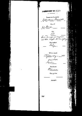 Passport Application of Mirabelli Calcedonio