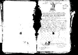 Passport Application of Balzan Paolo