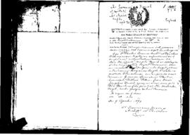 Passport Application of Fenech Giovanni