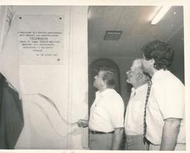 Unveiling of Telemalta anniversary plaque