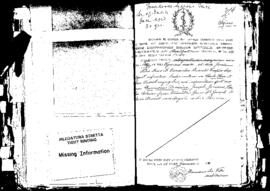 Passport Application of Pace F. Saverio