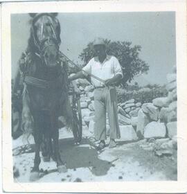 Salvu Schembri with his horse