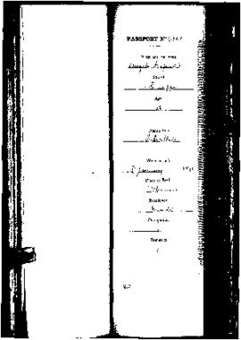 Passport Application of Mifsud Angelo