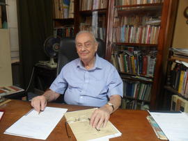 Albert Ganado in his office