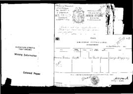 Passport Application of Mamo Francesca