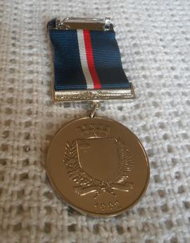 Reverse of Malta George Cross Fiftieth Anniversary Medal